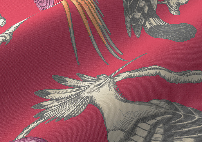 Aviary, Pomegranate - Made to Measure Curtains - Image 4